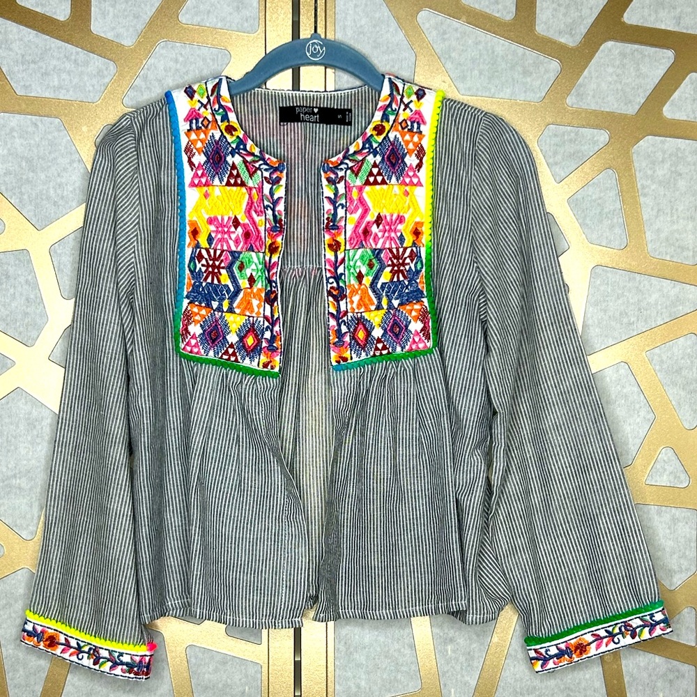Paper Heart Open Boho Top